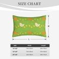thumbnail image 4 of Balery Funny Chicken Bedding Queen Pillow Cases - Envelope Closure - Soft Brushed Microfiber Fabric - Shrinkage and Fade Resistant Pillow Cases-14"x20", 4 of 6