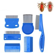 ACDANC 6Pcs/Set Farewell to Lice Disorder,Lice Comb Easily Removes Lice Eggs Lice Etc.Does Not Damage the Scalp Long Lasting Non-Deformation Lice Removal Comb Head Dandruff Comb