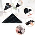 thumbnail image 2 of Rug Grippers, 4PCS Reusable Carpet Tape, Non-slip Rug Corner Stickers for Wood, Tile, Hardwood Floors 4"x4", 2 of 4