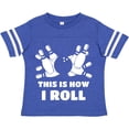 thumbnail image 3 of Inktastic How I Roll Bowling Boys or Girls Toddler T-Shirt, 3 of 5