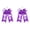 Dark Purple, variant on Two Colorful Cheerleader Pin Me Keyrings Great Gift For Friend And Family