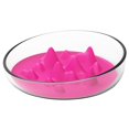 thumbnail image 1 of Pet Life 'Cirlicue' Cuenco para mascotas moderno de alimentación lenta con forma de montaña - Talla única / Rosa Pet Life S12PK, 1 of 1