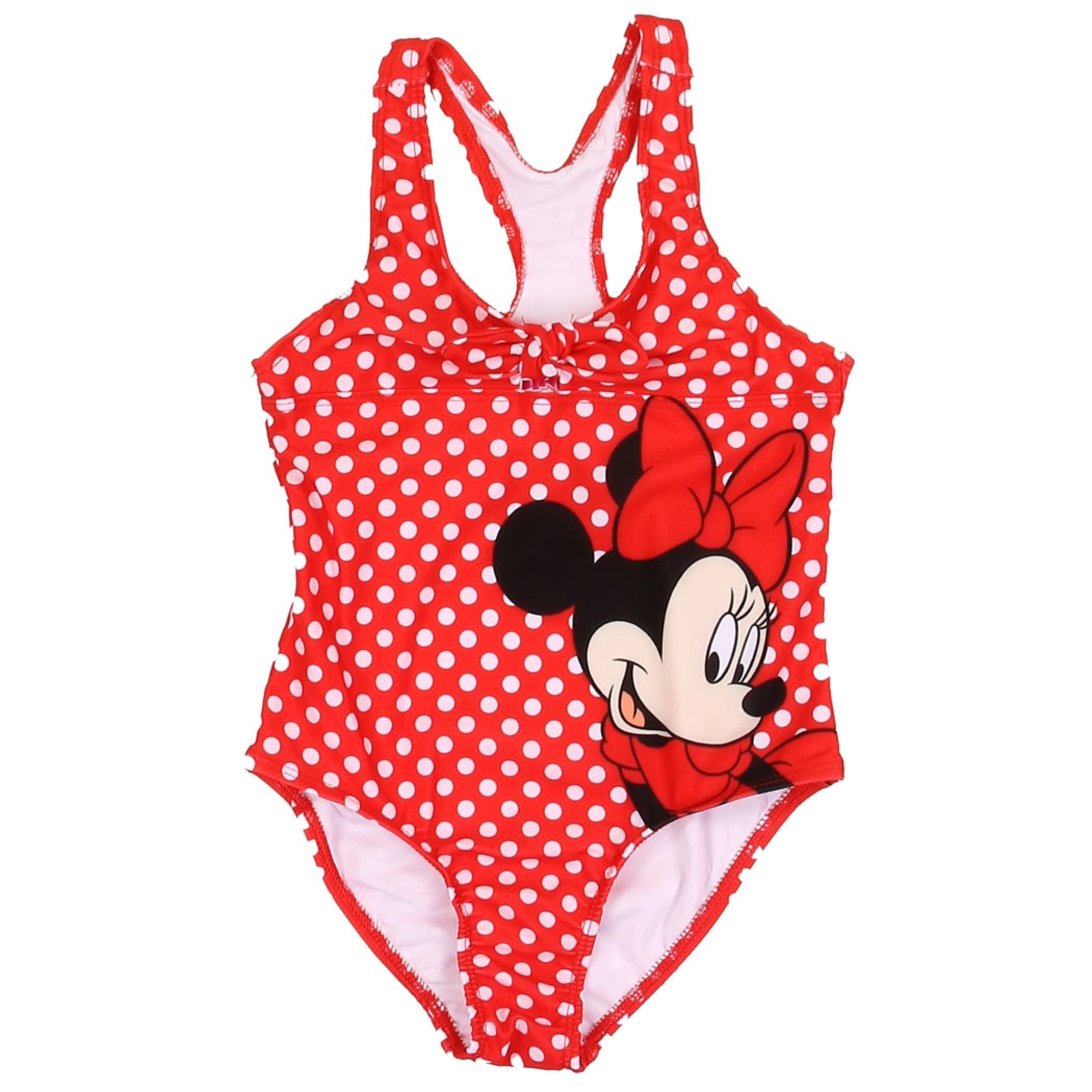 Disney Minnie Mouse Red Polka Dot One Piece Girls Youth Swimsuit-Size 4 ...