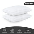 thumbnail image 2 of Juego de 2 almohadas de cama Utopia Bedding, tamaño estándar, color blanco, 2 of 8