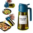 thumbnail image 1 of Botella dispensadora de aceite de oliva TrendPlain Original 470 ml, color azul marino, 1 of 6
