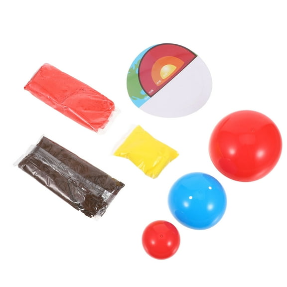 HEANUJJ 1Set Earth Interior Model Kit Vibrant Colors Classroom Geology Project