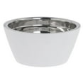 thumbnail image 3 of HUBERT® Serving Bowl White With Stainless Steel Insert Melamine - 9 1/4" Dia x 4 1/4" D, 3 of 3