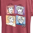 thumbnail image 3 of Golden Girls - Golden Girls Character Grid - Women's Short Sleeve Graphic T-Shirt, 3 of 5