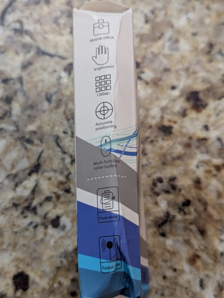 CIRCLE- New Bluetooth Mouse Ultra-Thin Silent Mouse Sky Blue