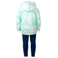 thumbnail image 4 of Paw Patrol Little Girls' 2-Piece Fleece Hoodie and Leggings Set Skye Aqua Navy, 4 of 8