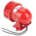 thumbnail image 3 of Alarma de sirena de 220V, alarma de sirena potente para exteriores, cable de Motor rojo de 120dB, bocina de Metal Sirne, alarma de barco industrial Ruikalucky, 3 of 4