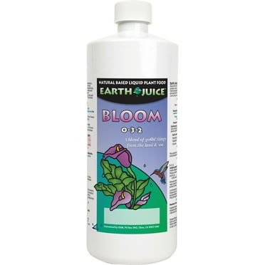 Earth Juice Bloom Liquid Plant Food, 0-3-2 Fertilizer, 32 oz.