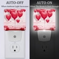 thumbnail image 2 of Valentine's Day LED Square Night Lights - Stylish and Convenient Illumination for Any Space - Pack of 2, 2 of 6