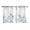 White, variant on Eucalyptus Flower Kitchen Curtains Short 54 Inch Length, Sage Green Leaf Blue Floral Watercolor Grommet Top Bedroom Living Room Curtains, Light Filtering Cafe Curtain Drapes 2 Panels Set 84''x54''