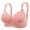 Pink, variant on CFLVAEK Wirefree Bras for Women Plus Size Push Up Everyday Bra Lightly No Underwire Bralette Breathable Full Coverage Tshirt Bras Beige L