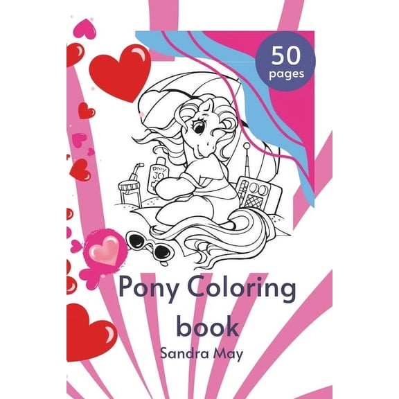 Pony coloring book, (Paperback)
