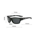 thumbnail image 4 of Full lens Polarized Reading Sunglasses for Men Driving Running Sports Reader Square UV Protection Style Unisex, 4 of 4