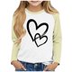 thumbnail image 2 of Blusas y camisas de manga larga con cuello redondo para niños. Camiseta básica informal y cómoda para niños de tallas medianas y grandes. Camiseta de poliéster para niñas., 2 of 5