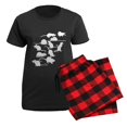 thumbnail image 5 of CafePress - Lots Of Rats Women's Dark Pajamas - Women's Short Sleeve Print T-Shirt and Pants Dark Cotton Pajama Set, 5 of 7