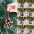 thumbnail image 4 of TIELUTT Christmas Tree Hanging Tree Shaped Gemstones And Beads for Jewelry Making Large Stained Glass Panels Craft Pearls on String Painted Stained Glass Window Table Decorations for Home, 4 of 4