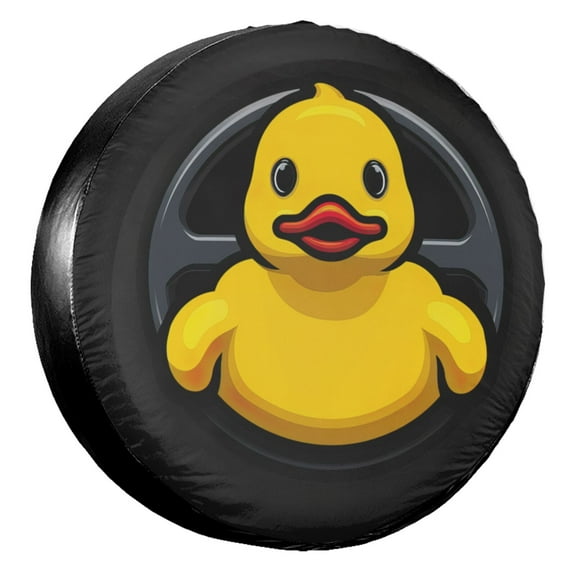 KAKALAD Duck Funny Spare Tire Cover Wheel Protectors Weatherproof Universal Vehicle Dust-Proof for Trailer Rv SUV Truck Camper Travel Trailer Accessories 14 ” Inch