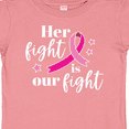 thumbnail image 4 of Inktastic Breast Cancer Awareness Her Fight is Our Fight Boys or Girls Baby T-Shirt, 4 of 5