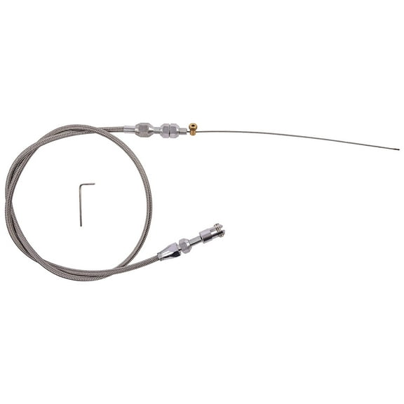 JEGS 48 in. Universal EFI Throttle Cable [Stainless Steel]