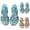 Gold, variant on Summer Girls Sandals Rhinestone Dressy Shoes Soft Sole Big Kids Teen School Party Footwear for 4-12T