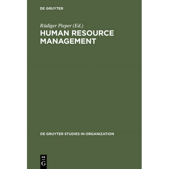 de Gruyter Studies in Organization Human Resource Management: An International Comparison, Book 26, (Hardcover)