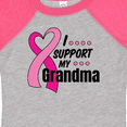 thumbnail image 4 of Inktastic Breast Cancer Awareness I Support My Grandma Pink Ribbon Boys or Girls Baby Bodysuit, 4 of 5