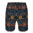 thumbnail image 3 of Goofa Mexican Flower Printed Mens Swim Trunks Summer Quick Dry Short Beach Swimwear Bathing Suits-Medium, 3 of 6