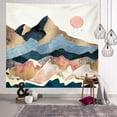 thumbnail image 3 of Fondo de tela decorativa de paisaje, tapiz de montaña abstracto, fondo de tela con impresión, tela para colgar en la pared, 3 of 5