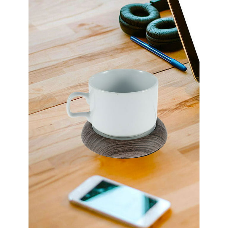 Frcolor Warmer Mug Coffee Cup Coaster Plate Heater USB Desk Heating Electric Cordless Warmers Tea Pad Beverage Water Cocoa, Size: 8x8cm