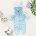 thumbnail image 2 of FDDMis Zipper Onesies 0-3 Months Toddler Girl Sweatsuit 6-12 Month Boy Clothes Girls' Overalls Side Snap Onesies Baby Boy Baby Long Sleeve Bodysuit Overalls for Toddler Girls Kids Coveralls 4t, 2 of 9