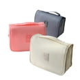 thumbnail image 4 of Bolsa de aseo portátil de gran capacidad con gancho, bolsa de almacenamiento de maquillaje, bolsa de aseo colgante plegable multifuncional para hombres y mujeres, 4 of 5