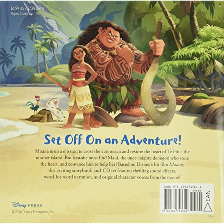 Moana Read-Along Storybook & CD [Book]