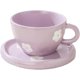 thumbnail image 1 of Juego De Tazas De Café Con Platillo Lindo Taza De Flores Moradas Regalos Para Mujeres Para Cumpleaños Taza De Café Con Platillo Taza De Cerámica Regalo De Cumpleaños Para Mujeres, 1 of 4