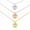 Gold, variant on Personalized Taurus Necklace for Women with Custom Name and Birth Flower and Zodiac Sign – Personalized Astrology Jewelry Gift for Her – Gold Necklace for Women, Gold Plated Jewelry