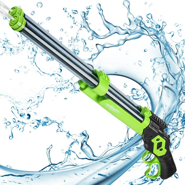 Cañón de agua de dos cañones extraíble de gran tamaño para niños. Ideal para juegos acuáticos, drifting y verano.