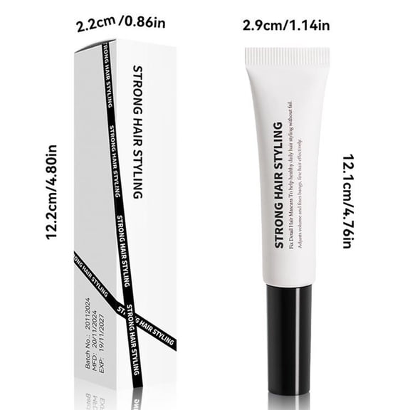 Styling Cream Taming Wand for Portable Smooth Frizz, Tame Fyaways & Style Edges - Lightweight Hold, Vegan, Color Safe, Silicone Free Women's Styling Product