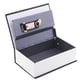 thumbnail image 5 of Caja fuerte secreta con forma de libro, diccionario y cerradura, pequeña alcancía negra Negro, 5 of 8