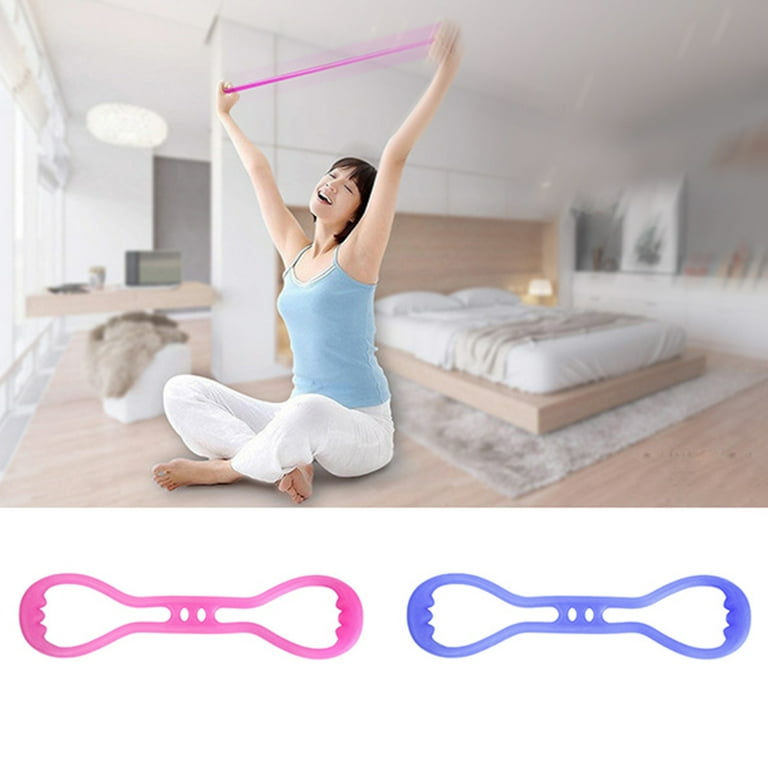 Opolski 8 Shape Elastic Tension Rope Fitness Exercise Yoga Stretching Resistance Band