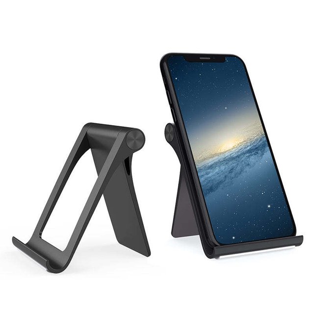 Soporte ajustable para teléfono celular para escritorio - Soporte plegable para teléfono compatible con iPhone 14 13 12 Pro Max Mini 11 Xr 8 Plus SE, iPad Mini, Switch