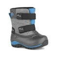 thumbnail image 1 of Acton Funky, Blue &amp; Grey- Baby Winter Boots with Removable Felt, 1 of 5