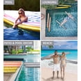 thumbnail image 3 of POZA Inflatable Silver Pool Noodles - 74 inches, Unisex, Adult, 3 of 7