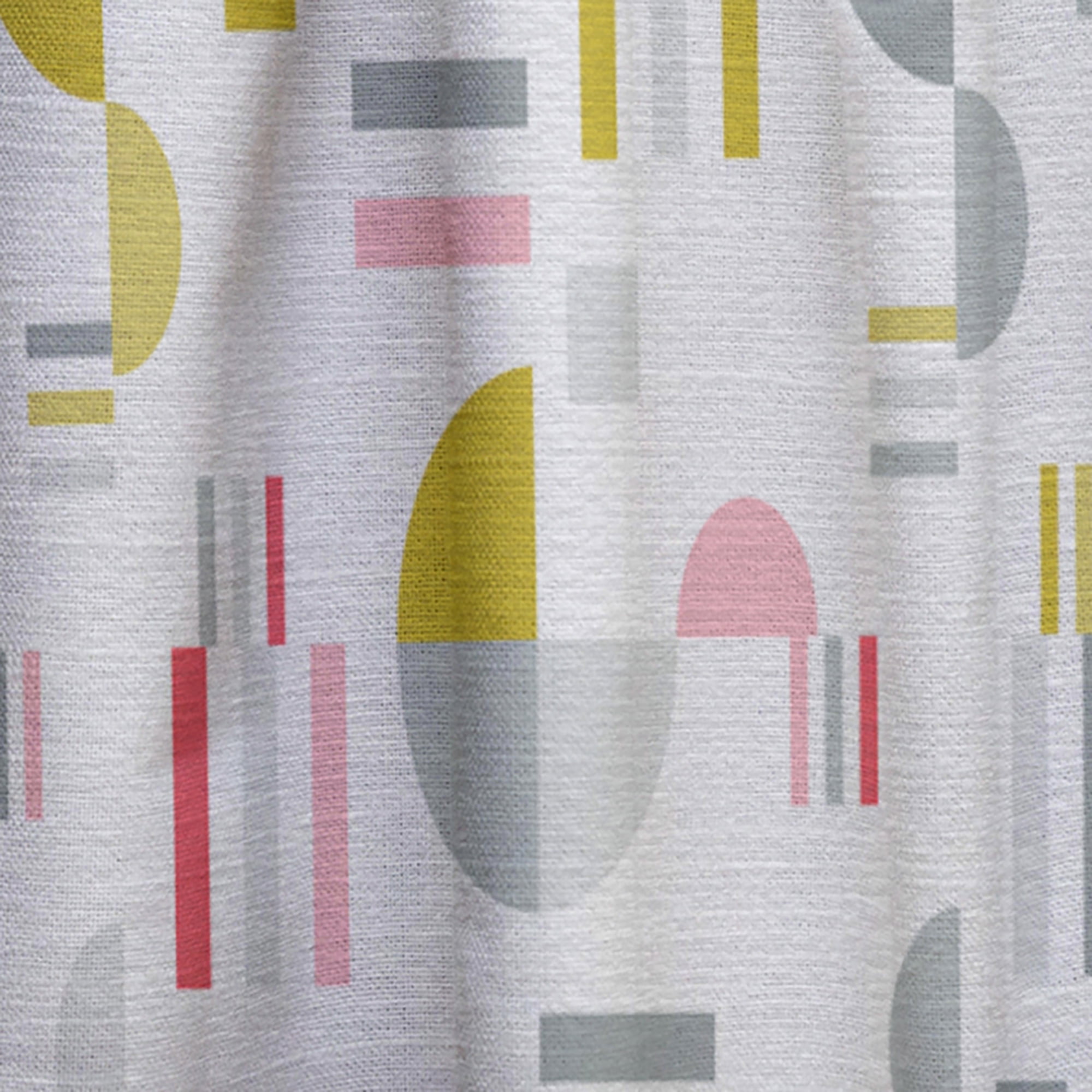 Designart 'Abstract Retro Design XVI' Mid-Century Modern Curtain Panel