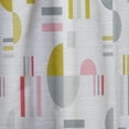 thumbnail image 4 of Designart 'Abstract Retro Design XVI' Mid-Century Modern Curtain Panel, 4 of 5