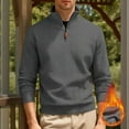 thumbnail image 2 of ZACPNCV Mens Quarter Zip Pullover Slim Fit Lightweight Knit Pullover Sweaters Casual Sweater, 2 of 7