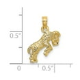 thumbnail image 3 of Auriga 14K Yellow Gold 3-D Aries Zodiac Charm Pendant for Women (L-22.8 mm,W-8.6 mm), 3 of 6