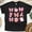 Black, variant on Back to School Teacher Shirt – Coffee Love Notes and Pink Ribbons Tee , White, Size M